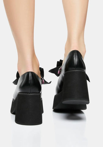Electropop Girl Platform Mary Janes