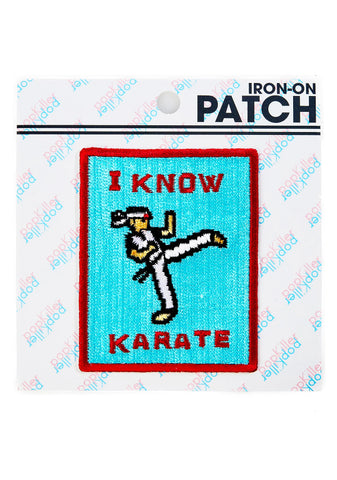 I Know Karate Patch