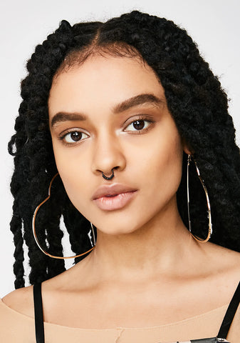 Big Hearted Hoop Earrings