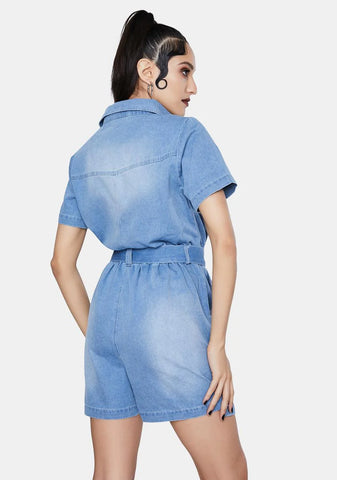 Karla Denim Romper