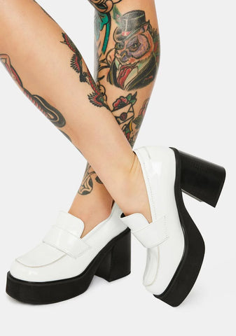 Silly Secret Patent Loafers