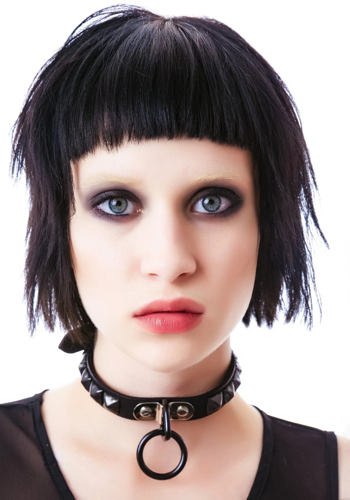 Big O Studded Choker - Silver