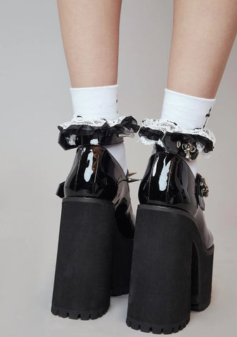 No More Love Ruffle Socks