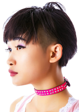 So Clueless Double Rhinestone Choker