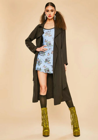 Scenic Vision Mesh Mini Dress