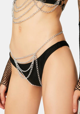Chained N' Dangerous Crotchless G-String