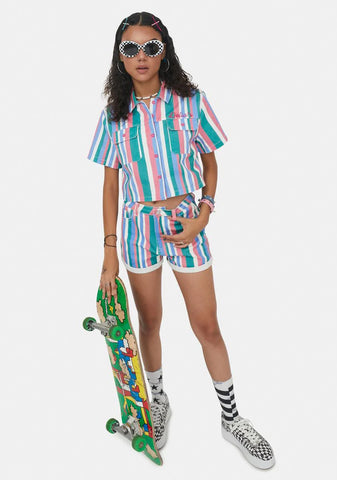 Out Of Bounds Striped Shirt