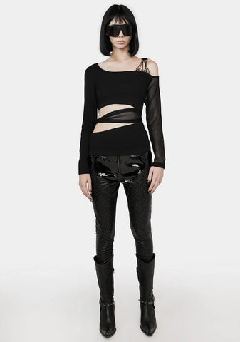 Strappy Off Shoulder Top