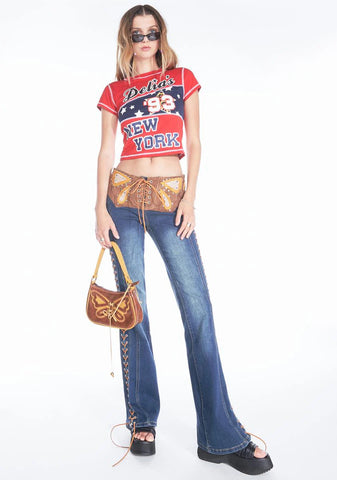 Cause No Drama Flare Jeans