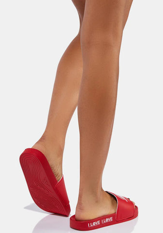 Red Authentic Aasiaat 1 Slide Sandals