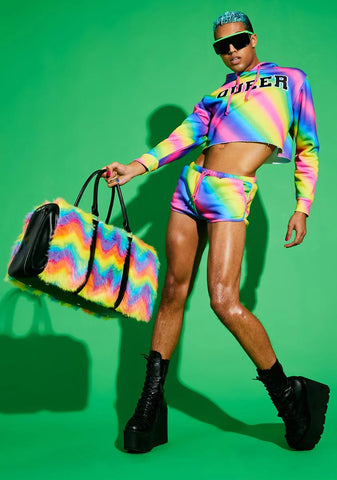 Trip To Wonderland Fuzzy Weekender