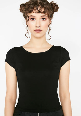 Dark Geometric Roping T-Shirt