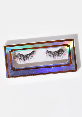 Metallic Pink Flutter Lashes