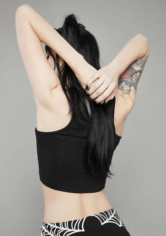 Web Of Secrets Sports Bra Top