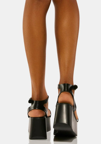 In Plain Sight Platform Sandals