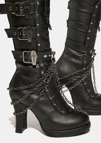 Crypto-67 Heeled Boots