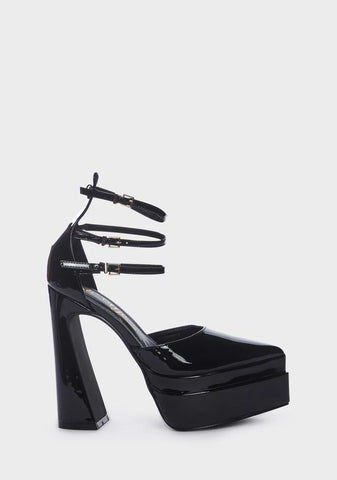Call Me Up Platform Heels