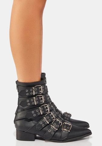 Warlock-70 Buckle Boots