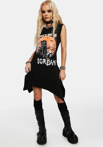 Graveyard Cat Scream Dress