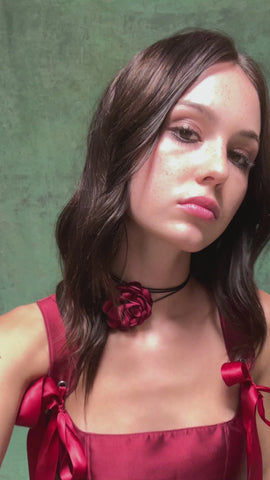 Pixie Stardust Mini Dress - Burgundy