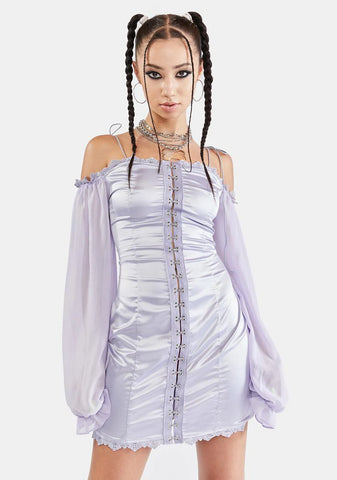 Lilac Genie Mini Dress