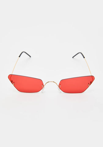 Fire Just Be Honest Clear Sunglasses