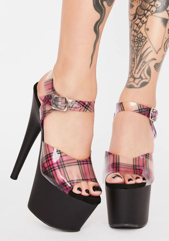 Way Harsh Platform Heels