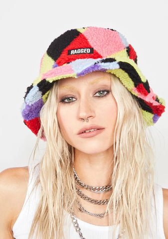 Vivid Argyle Bucket Hat