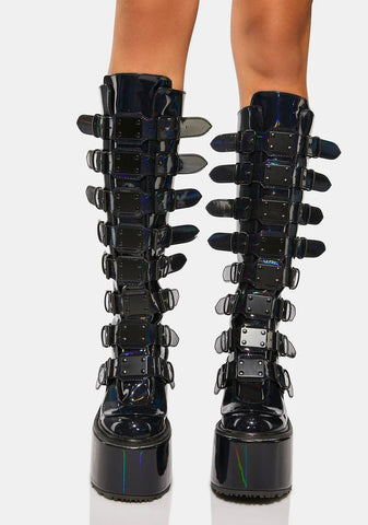 Swing-815 Platform Knee High Boots