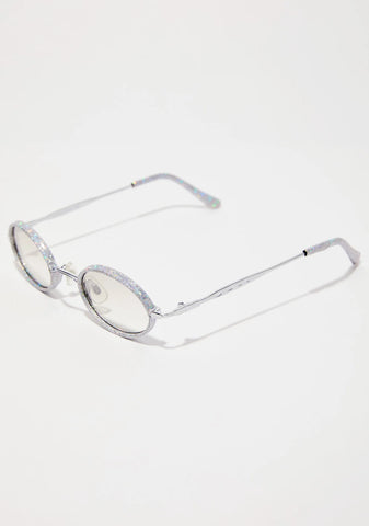 Lure Them In Glitter Sunglasses
