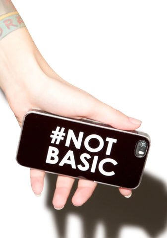 #Not Basic iPhone 5/5S Case