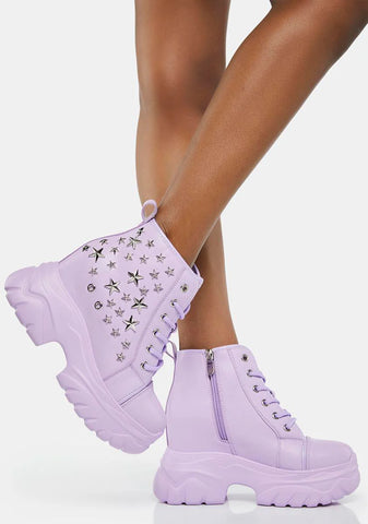 Purple Date-03 Sneakers