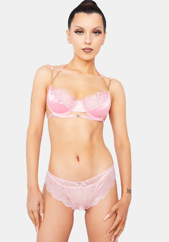 Blush Pop The Bubbly Crotchless Panties