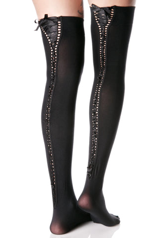 Backseam BB Thigh Highs