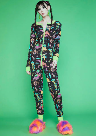 Alien Friends Thermal Onesie