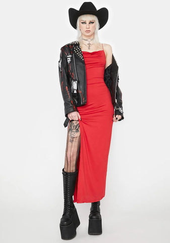 Hottie Walk This Way Maxi Dress