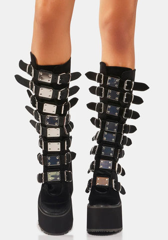 Swing-815 Platform Knee High Boots