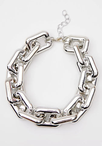 Chrome Worth Fighting 4 Chain Necklace