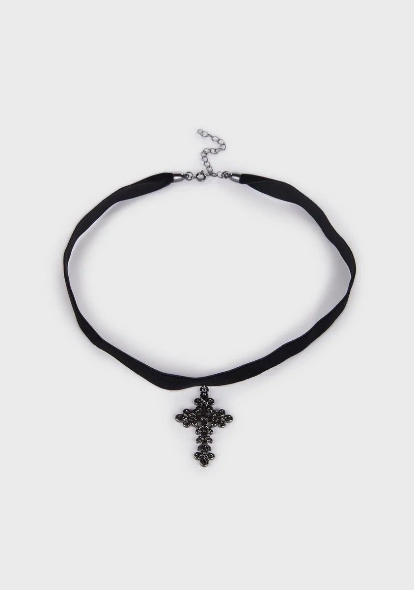 Mysterious Ways Velvet Choker
