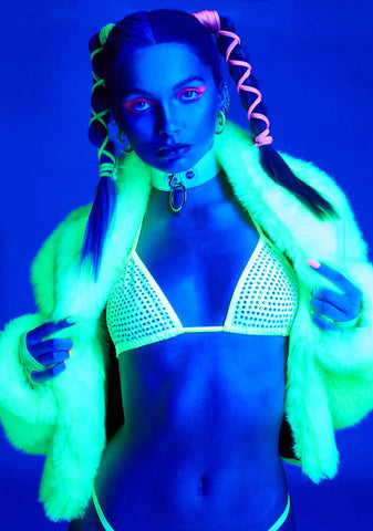 Raise Your Senses Rhinestone Bra Top