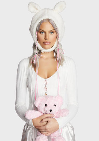 Natural Woodland Cutie Bear Hat