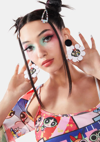 Groovy Gals Flower Earrings