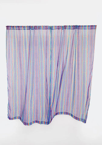 Hypnotic Mist Printed Curtains