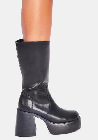 New Moon Mischief Knee High Boots
