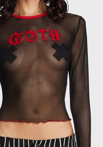 Easy To Read Mesh Top