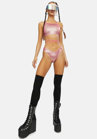 Kandi Hypnotic Hype Lace Up Top