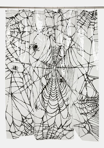 Clearly Crawling In Shower Curtain