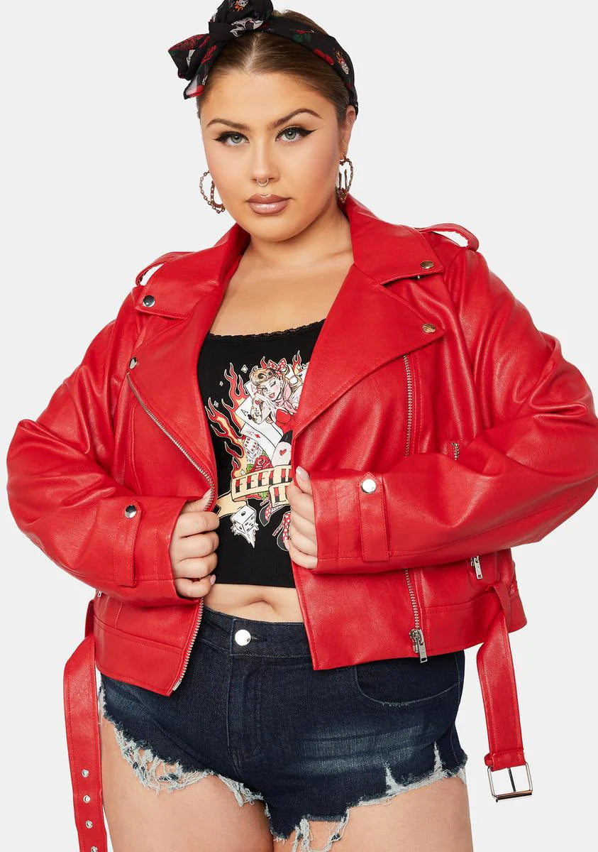 Plus Born Sinner Moto Jacket