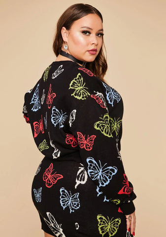 Real Magic Around Me Butterfly Sweater