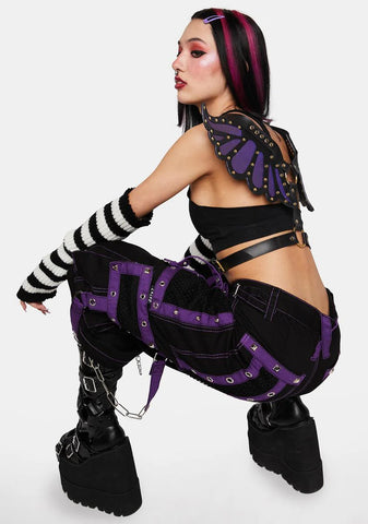 Purple Butterfly Wings Harness